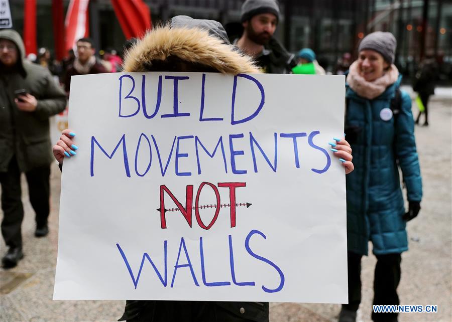 U.S.-CHICAGO-TRUMP-NATIONAL EMERGENCY DECLARATION-PROTEST