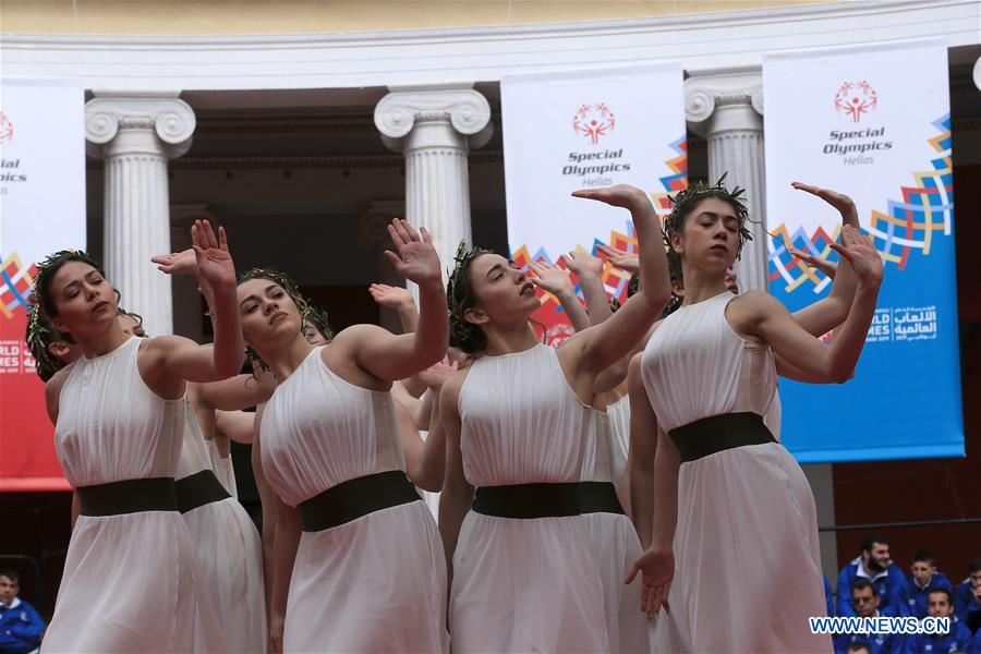 (SP)GREECE-ATHENS-SPECIAL OLYMPICS-LIGHTING FLAME