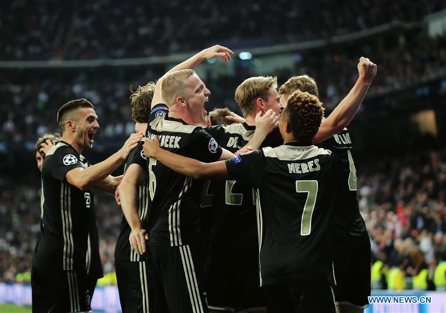 (SP)SPAIN-MADRID-SOCCER-UEFA-CHAMPIONS LEAGUE-REAL MADRID VS AJAX