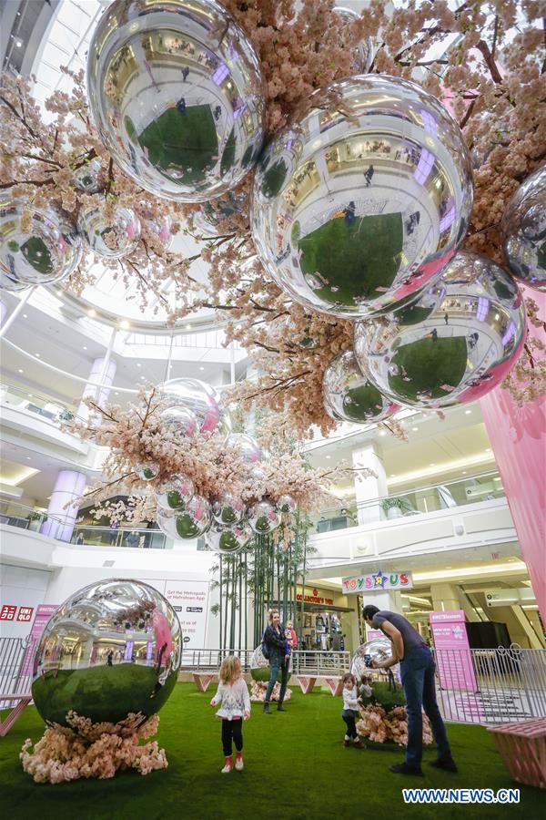 CANADA-VANCOUVER-ART INSTALLATION "BLOSSOM"