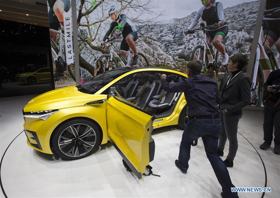 SWITZERLAND-GENEVA-INTERNATIONAL MOTOR SHOW-ELECTRIC CARS