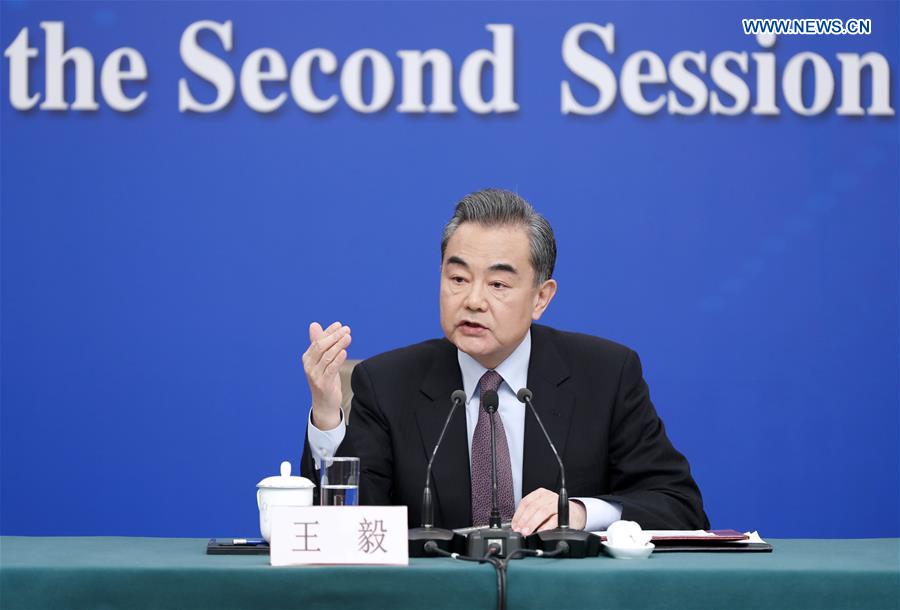 (TWO SESSIONS)CHINA-BEIJING-NPC-PRESS CONFERENCE-WANG YI (CN)