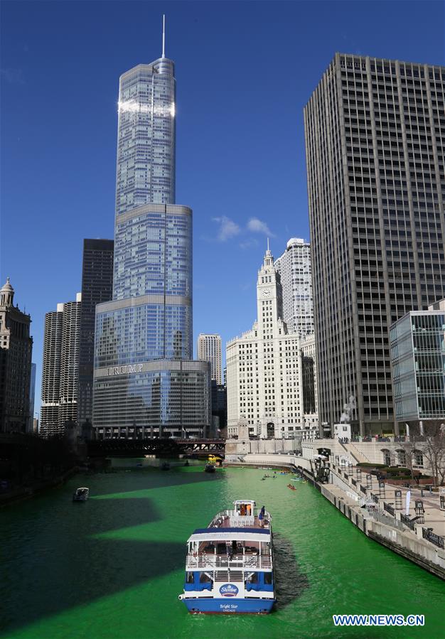 U.S.-CHICAGO-ST. PATRICK'S DAY-CELEBRATION