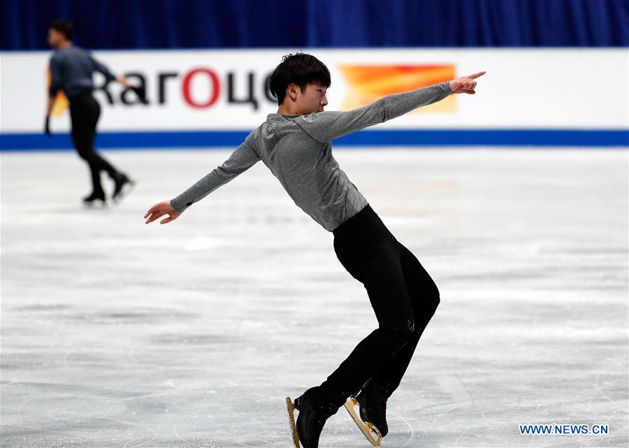 (SP)JAPAN-SAITAMA-FIGURE SKATING-WORLD CHAMPIONSHIPS-TRAINING