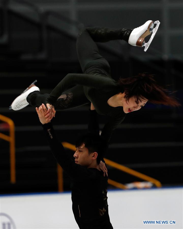 (SP)JAPAN-SAITAMA-FIGURE SKATING-WORLD CHAMPIONSHIPS-TRAINING