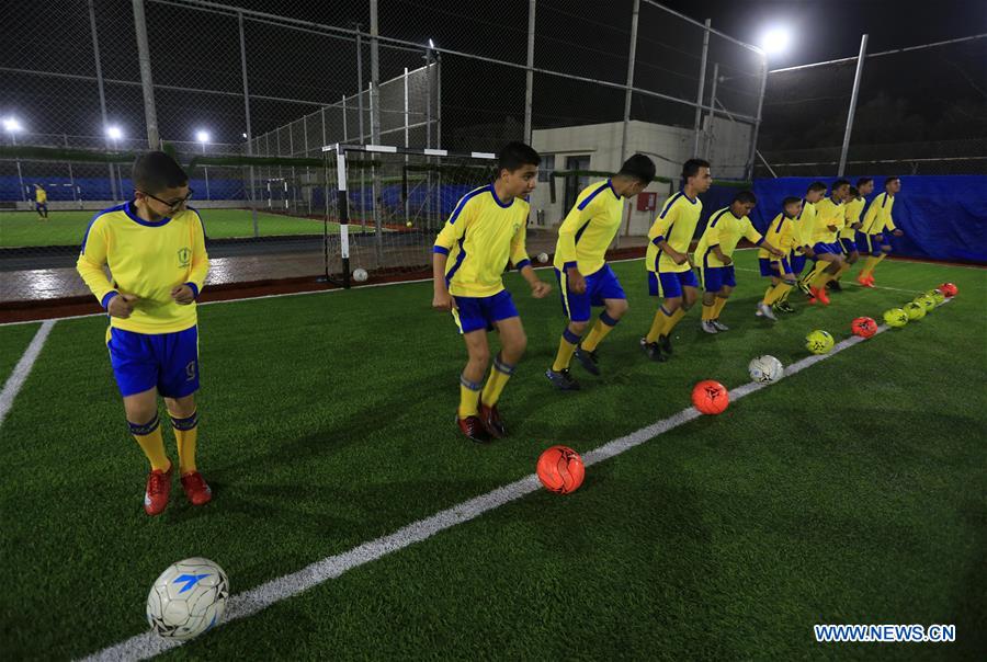 (SP)MIDEAST-GAZA-CANCER-FOOTBALL-HOPE TEAM