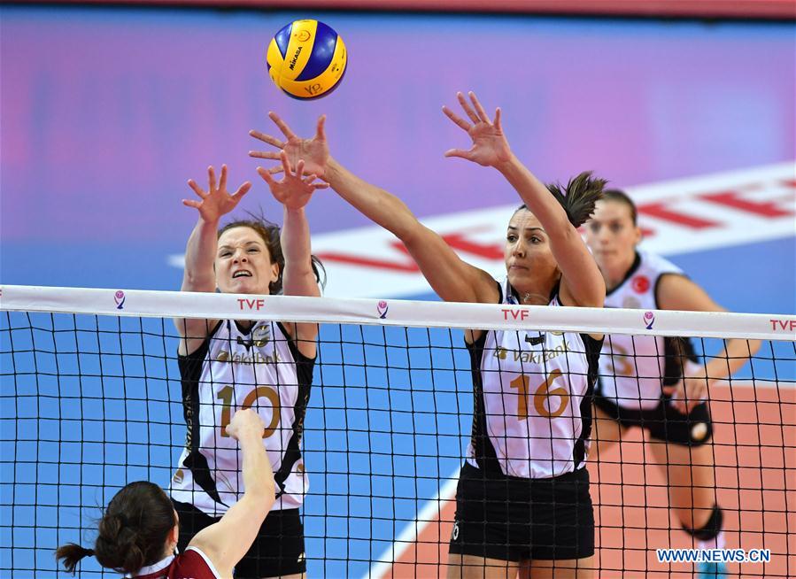 (SP)TURKEY-ISTANBUL-VOLLEYBALL-TURKISH WOMEN'S VOLLEYBALL SUPER LEAGUE-QUARTERFINAL