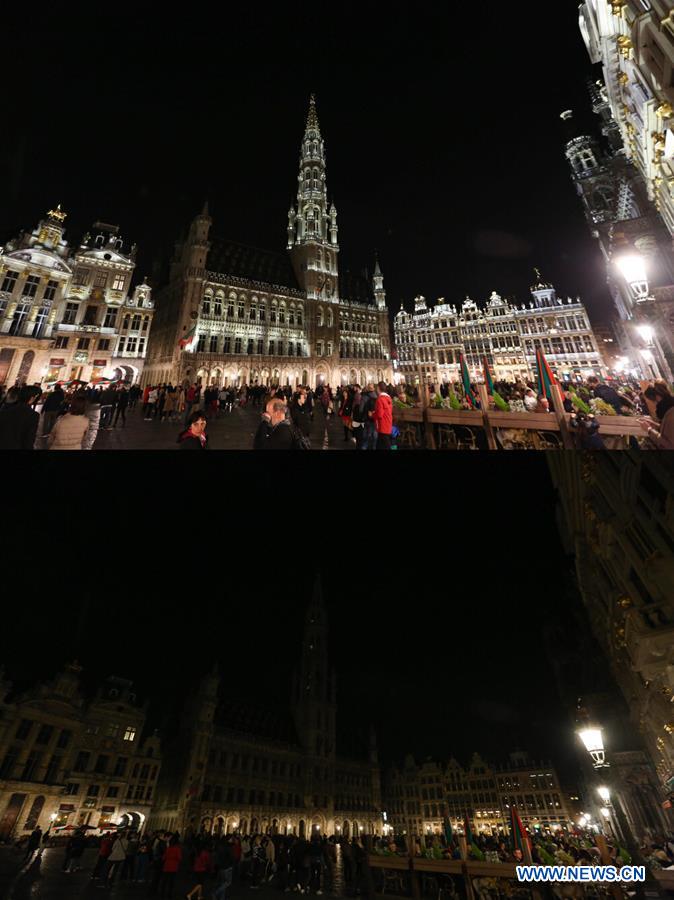 BELGIUM-BRUSSELS-EARTH HOUR