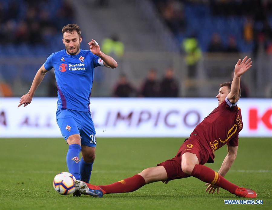 (SP)ITALY-ROME-SOCCER-ITALIAN SERIE A-ROMA VS FIORENTINA