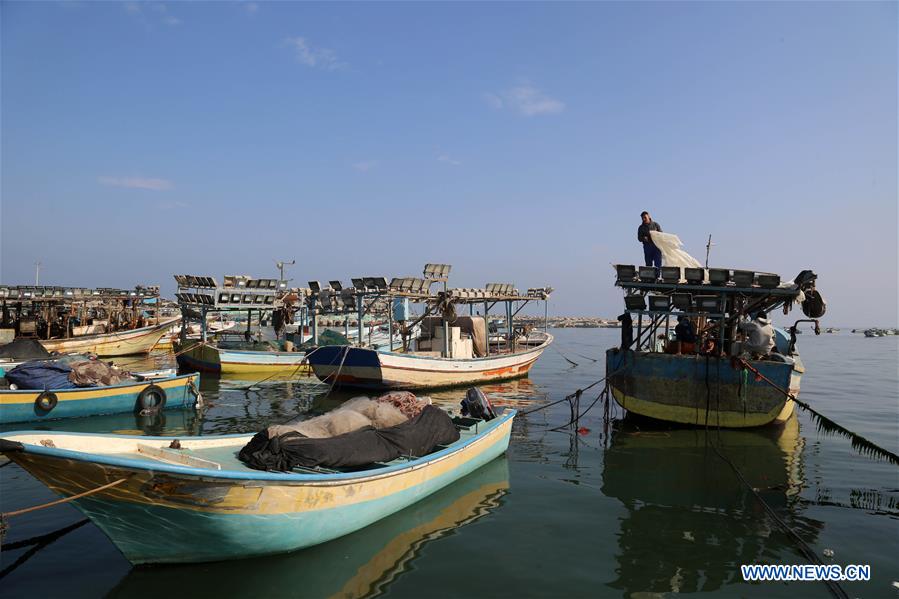 MIDEAST-GAZA-FISHERMAN