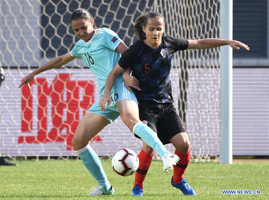 (SP)CHINA-WUHAN-FOOTBALL-INTERNATIONAL WOMEN'S FOOTBALL TOURNAMENT WUHAN 2019-3RD PLACE FINAL-RUSSIA VS CROATIA (CN)