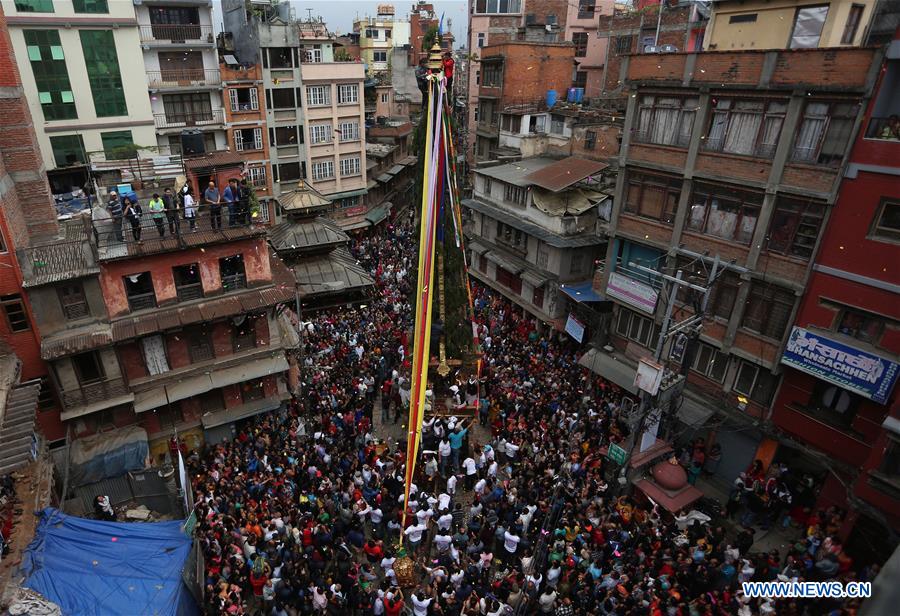 NEPAL-KATHMANDU-SETO MACHHENDRANATH-FESTIVAL-SECOND DAY