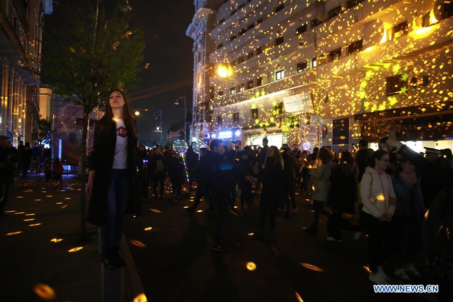 ROMANIA-BUCHAREST-SPOTLIGHT-LIGHT FESTIVAL