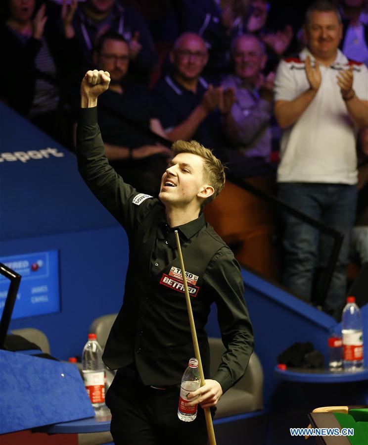 (SP) BRITAIN-SHEFFIELD-SNOOKER-WORLD CHAMPIONSHIP-DAY 4