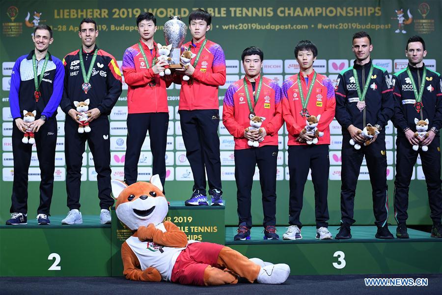 (SP)HUNGARY-BUDAPEST-TABLE TENNIS-WORLD CHAMPIONSHIPS-DAY 7