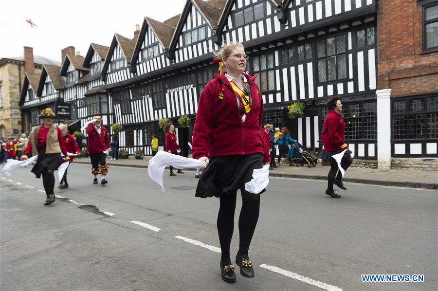 BRITAIN-STRATFORD-UPON-AVON-WILLIAM SHAKESPEARE-BIRTHDAY CELEBRATIONS