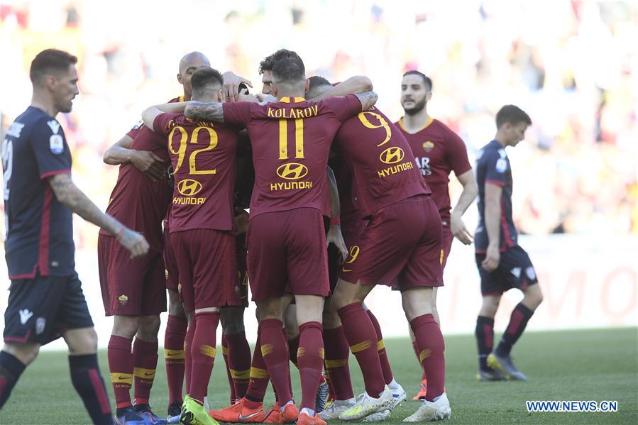 (SP)ITALY-ROME-SOCCER-SERIE A-AS ROMA VS CAGLIARI