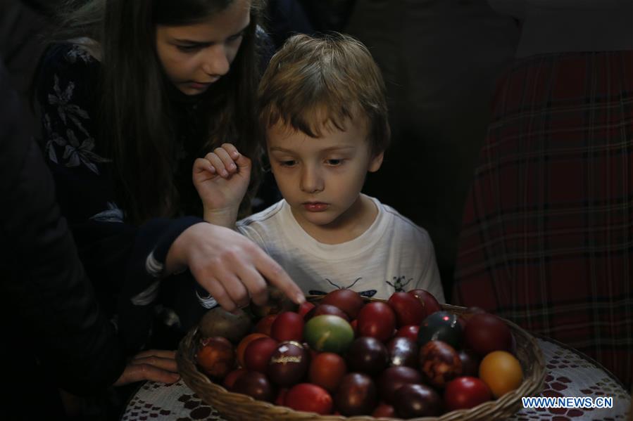 SERBIA-BELGRADE-EASTER MASS