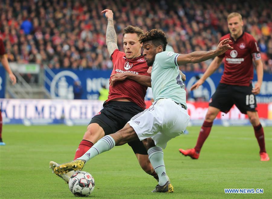 (SP)GERMANY-NUREMBERG-SOCCER-BUNDESLIGA-NUREMBERG VS BAYERN MUNICH