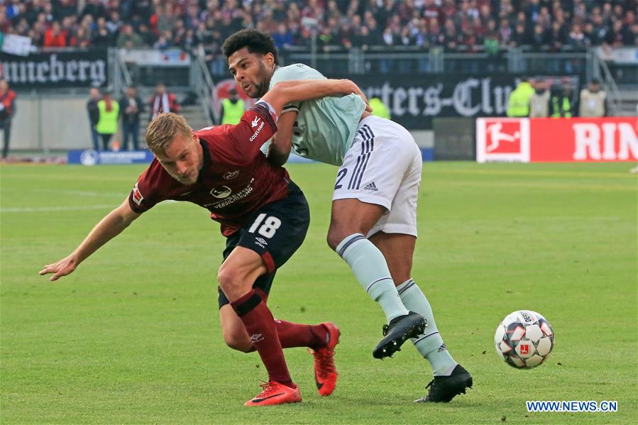 (SP)GERMANY-NUREMBERG-SOCCER-BUNDESLIGA-NUREMBERG VS BAYERN MUNICH