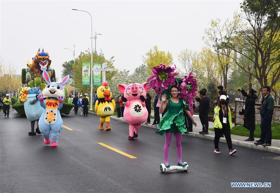 (EXPO 2019)CHINA-BEIJING-HORTICULTURAL EXPO-FLOAT PARADE (CN)