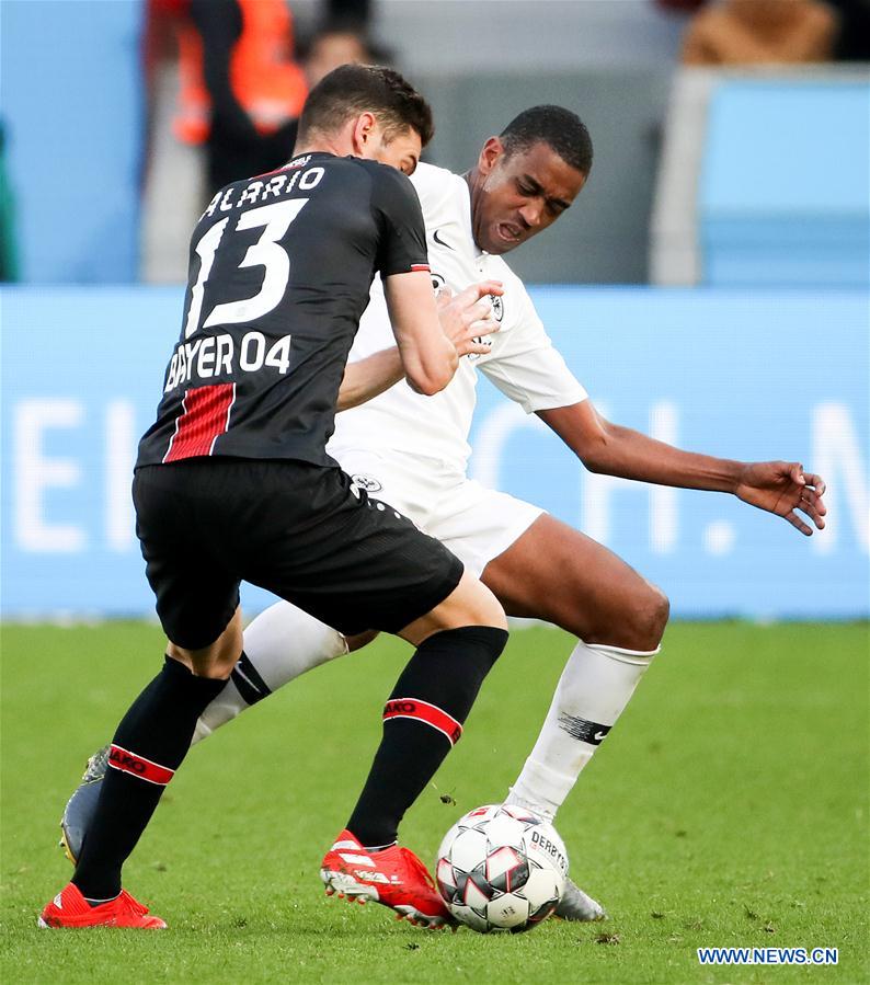 (SP)GERMANY-LEVERKUSEN-SOCCER-BUNDESLIGA-LEVERKUSEN VS FRANKFURT