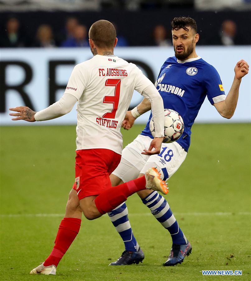 (SP)GERMANY-GELSENKIRCHEN-SOCCER-BUNDESLIGA-SCHALKE VS AUGSBURG