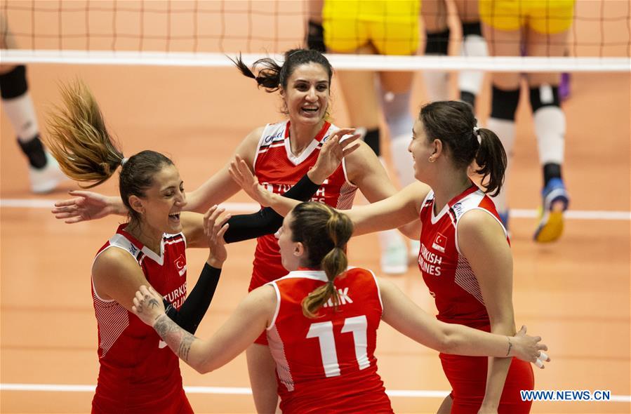 (SP)SWITZERLAND-MONTREUX-VOLLEYBALL-MASTERS WOMEN-TUR VS CHN