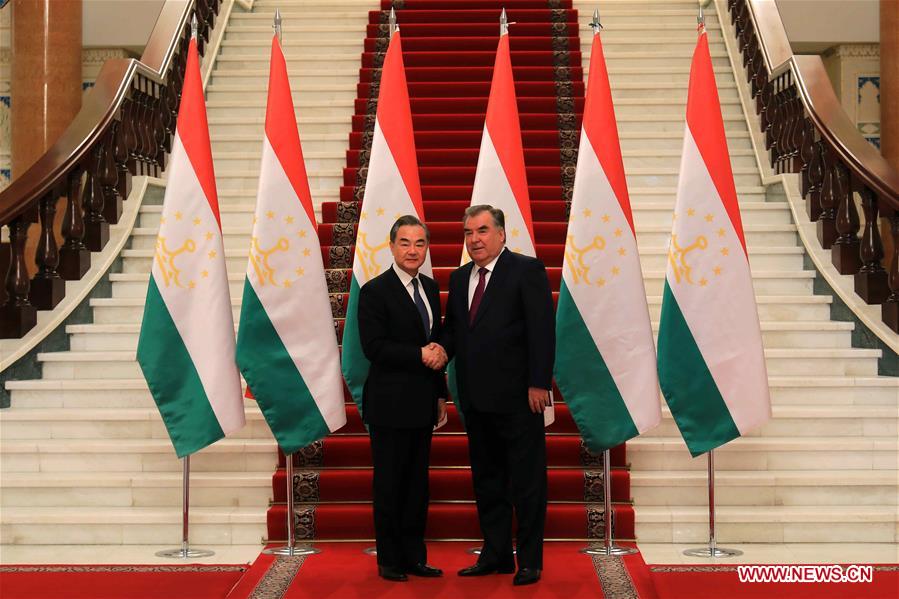 TAJIKISTAN-DUSHANBE-CHINA-WANG YI-VISIT