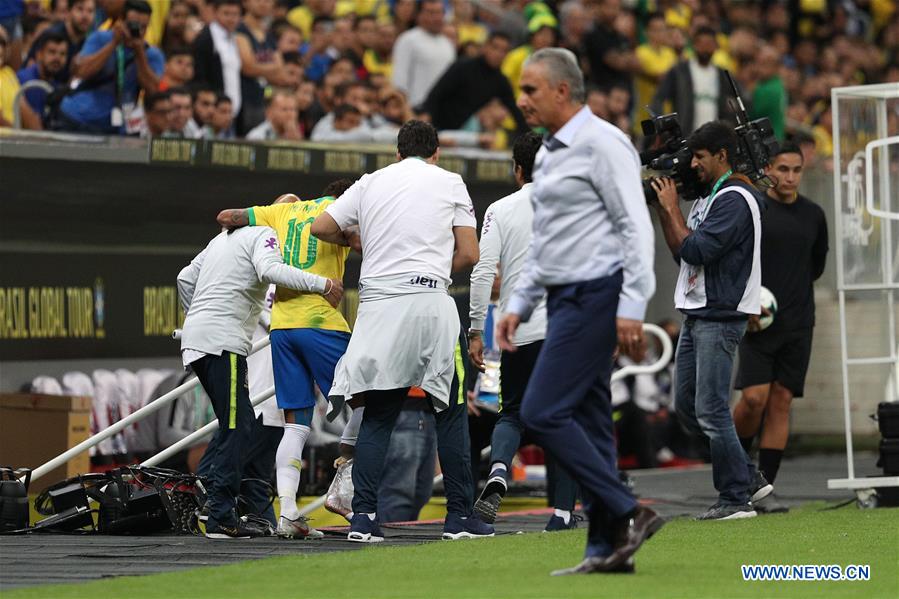 (SP)BRAZIL-BRASILIA-SOCCER-BRAZIL VS QATAR-NEYMAR