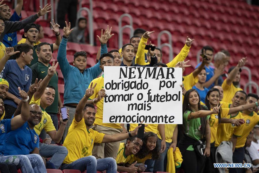 (SP)BRAZIL-BRASILIA-SOCCER-FRIENDLY MATCH-BRAZIL VS. QATAR