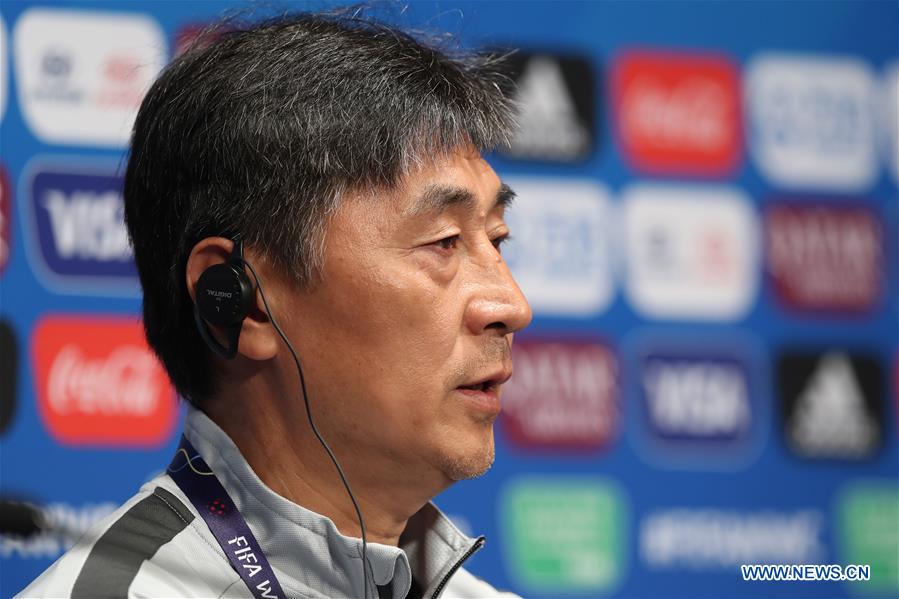 (SP)FRANCE-PARIS-2019 FIFA WOMEN'S WORLD CUP-GROUP B-CHINA-OFFICIAL PRESS CONFERENCE