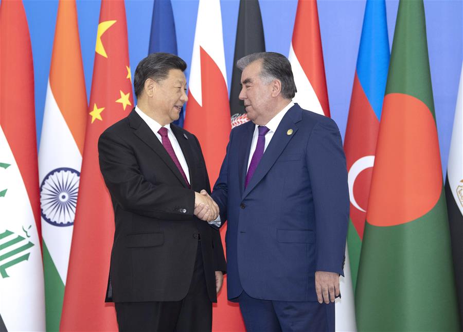 TAJIKISTAN-DUSHANBE-XI JINPING-CICA-SUMMIT