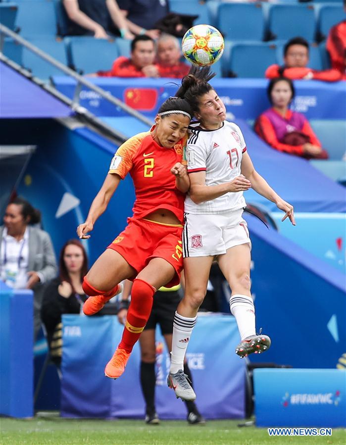 (SP)FRANCE-LE HAVRE-2019 FIFA WOMEN'S WORLD CUP-GROUP B-CHINA-SPAIN