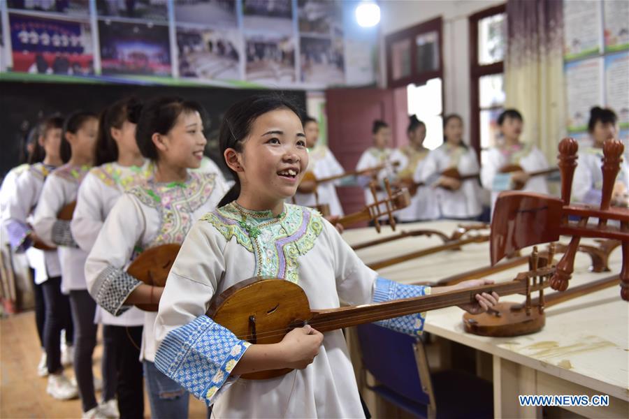 #CHINA-GUIZHOU-RONGJIANG-ETHNIC CULTURE-CAMPUS (CN)