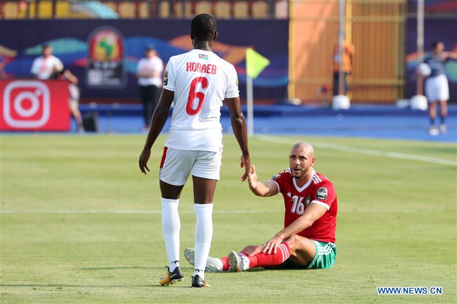 (SP)EGYPT-CAIRO-SOCCER-AFRICAN CUP-MOROCCO VS NAMIBIA