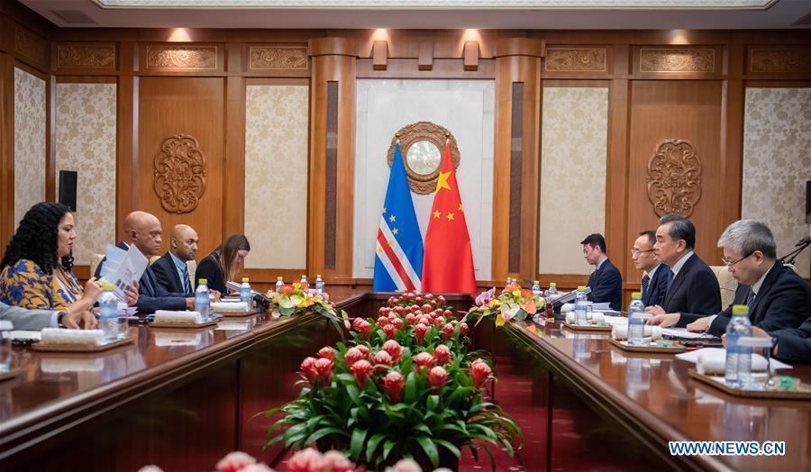 CHINA-BEIJING-WANG YI-CAPE VERDE-FM-MEETING (CN)