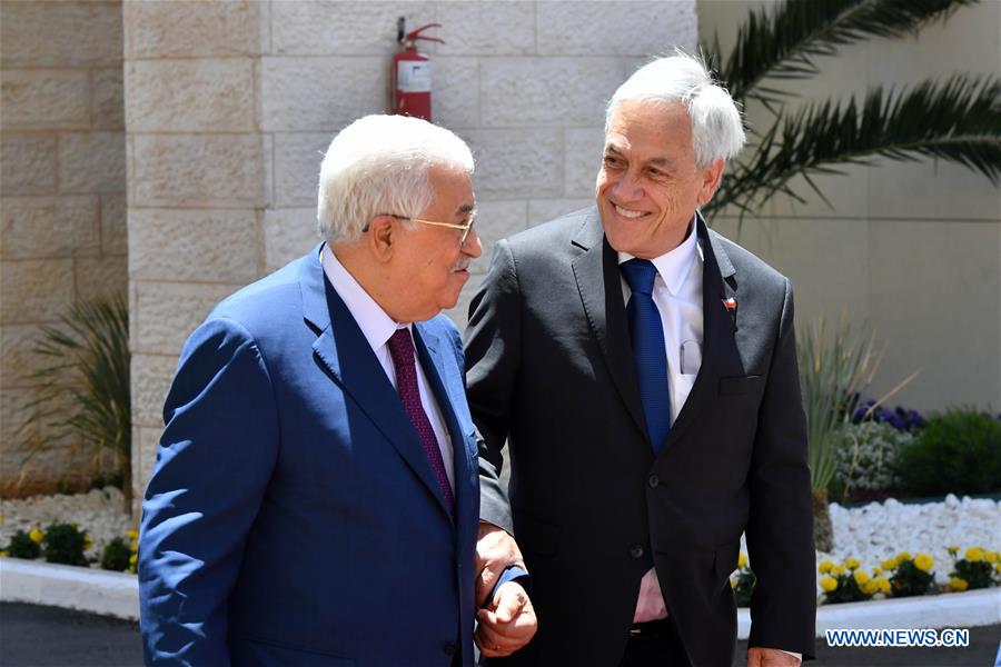 MIDEAST-RAMALLAH-CHILEAN-PRESIDENT-VISIT