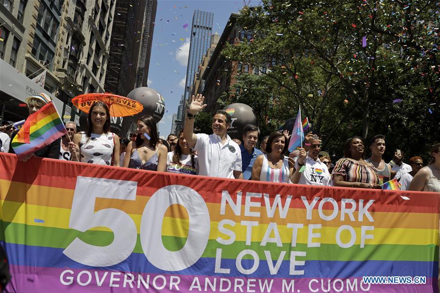 U.S.-NEW YORK-PRIDE PARADE