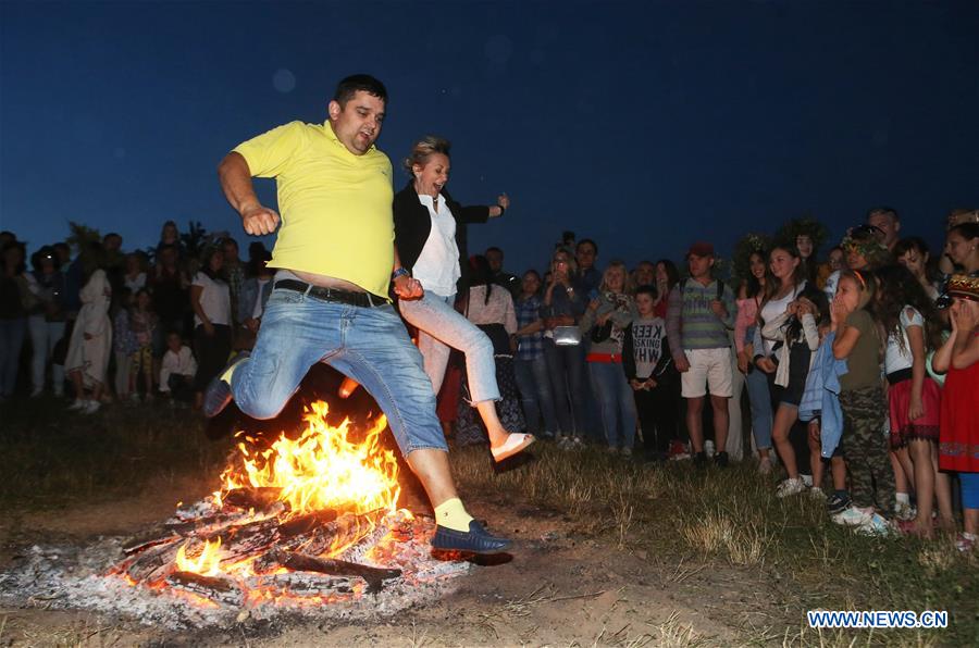 UKRAINE-IVAN KUPALA FESTIVAL-CELEBRATION