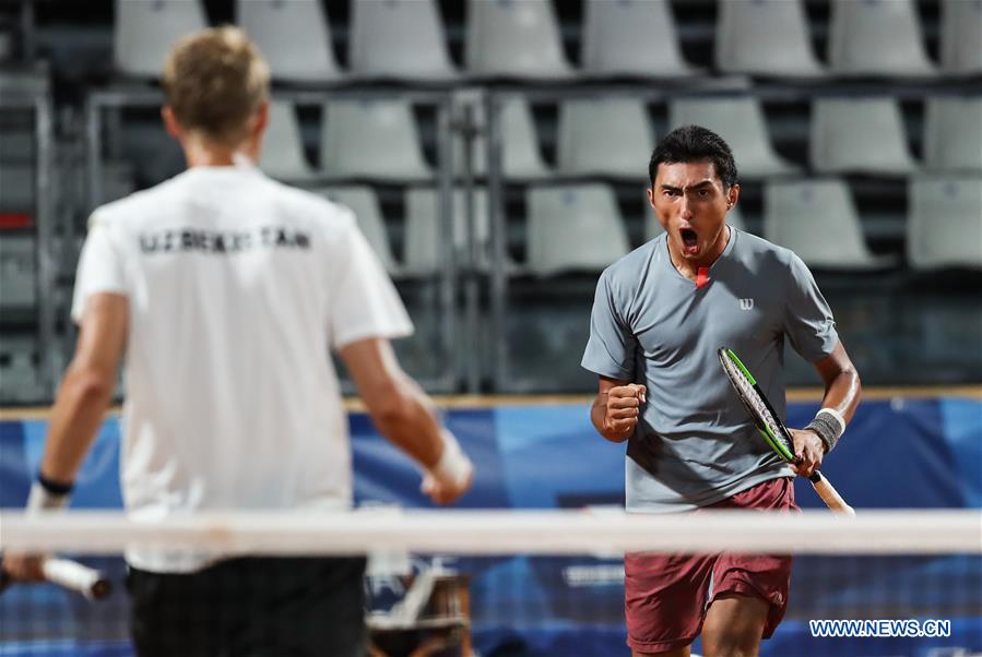 (SP)ITALY-NAPLES-SUMMER UNIVERSIADE 2019-TENNIS-MEN'S DOUBLES-FINAL