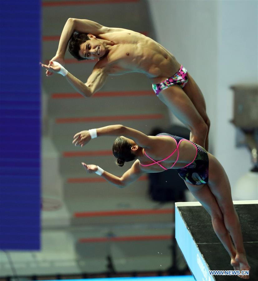 (SP)SOUTH KOREA-GWANGJU-FINA WORLD CHAMPIONSHIPS-DIVING-MIXED 10M SYNCHRONISED