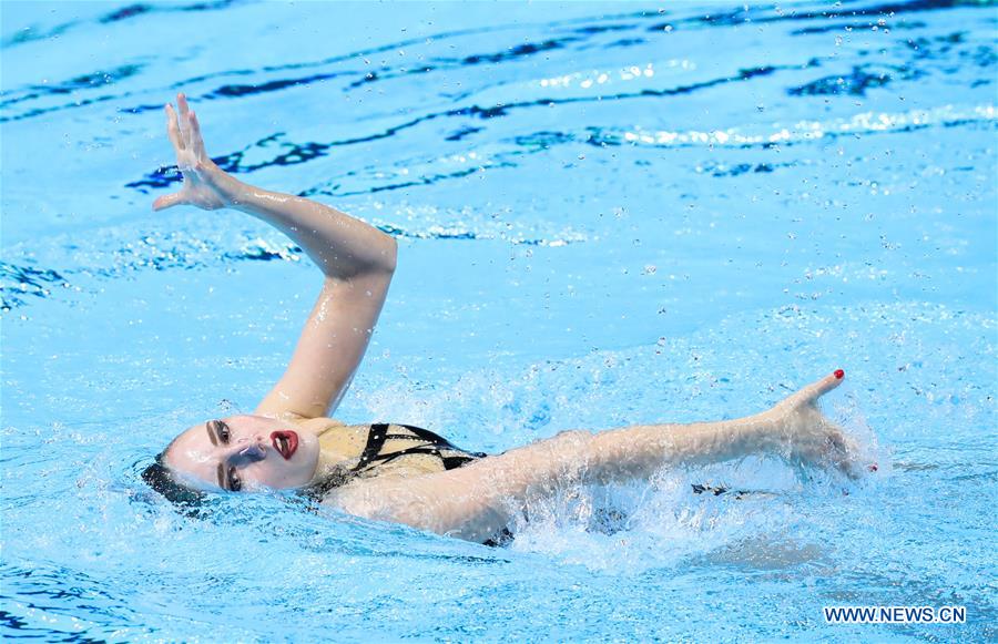 (SP)SOUTH KOREA-GWANGJU-FINA WORLD CHAMPIONSHIPS-ARTISTIC SWIMMING-WOMEN'S SOLO TECHNICAL FINAL