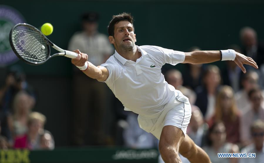 (SP)BRITAIN-LONDON-TENNIS-WIMBLEDON CHAMPIONSHIPS 2019-MEN'S SINGLES-FINAL