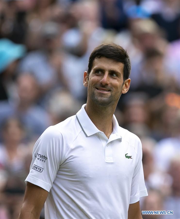 (SP)BRITAIN-LONDON-TENNIS-WIMBLEDON CHAMPIONSHIPS 2019-MEN'S SINGLES-FINAL