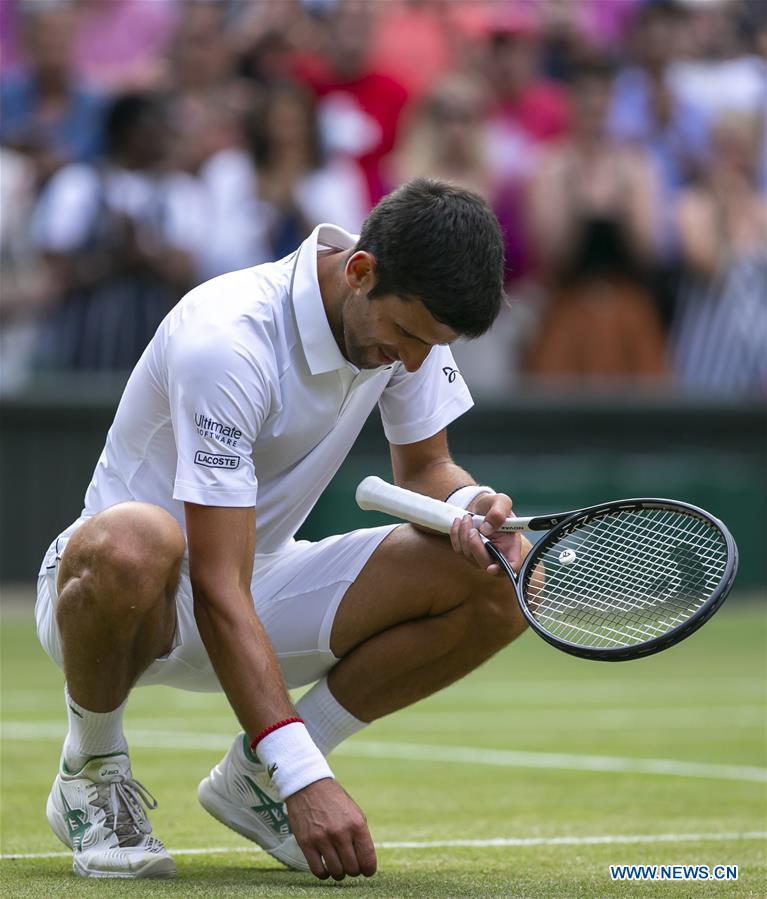 (SP)BRITAIN-LONDON-TENNIS-WIMBLEDON CHAMPIONSHIPS 2019-MEN'S SINGLES-FINAL