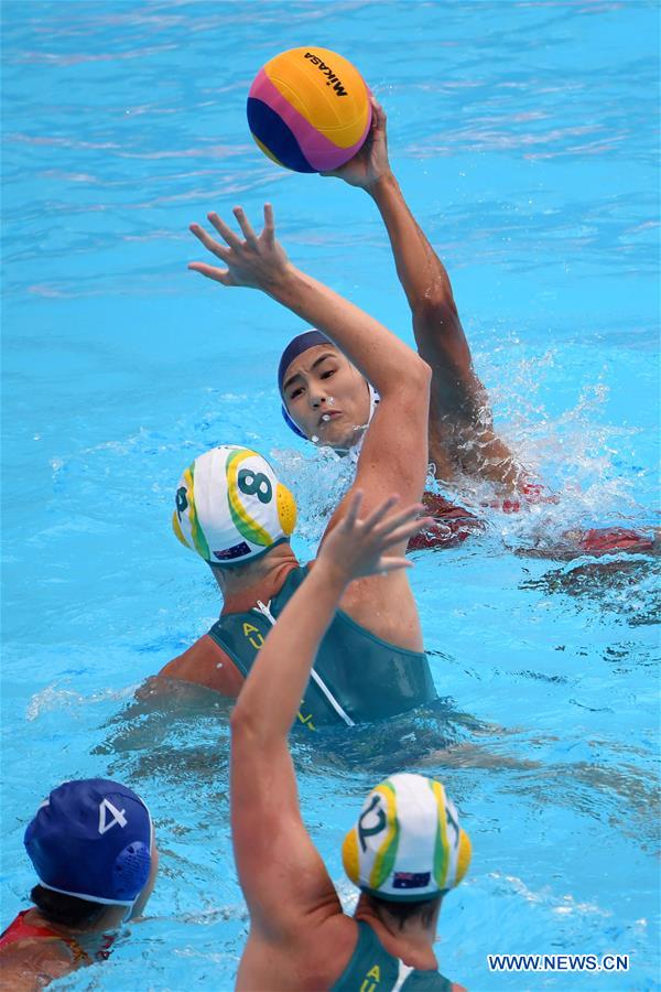 (SP)SOUTH KOREA-GWANGJU-FINA WORLD CHAMPIONSHIPS-WOMEN'S WATER POLO-CHN VS AUS