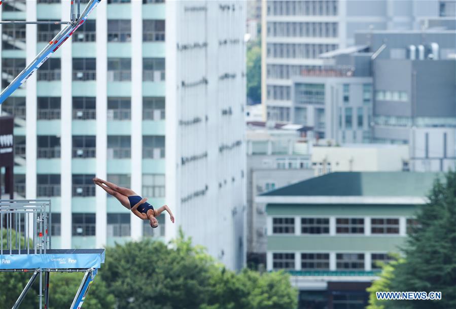 (SP)SOUTH KOREA-GWANGJU-FINA WORLD CHAMPIONSHIPS-SWIMMING-DAY 3