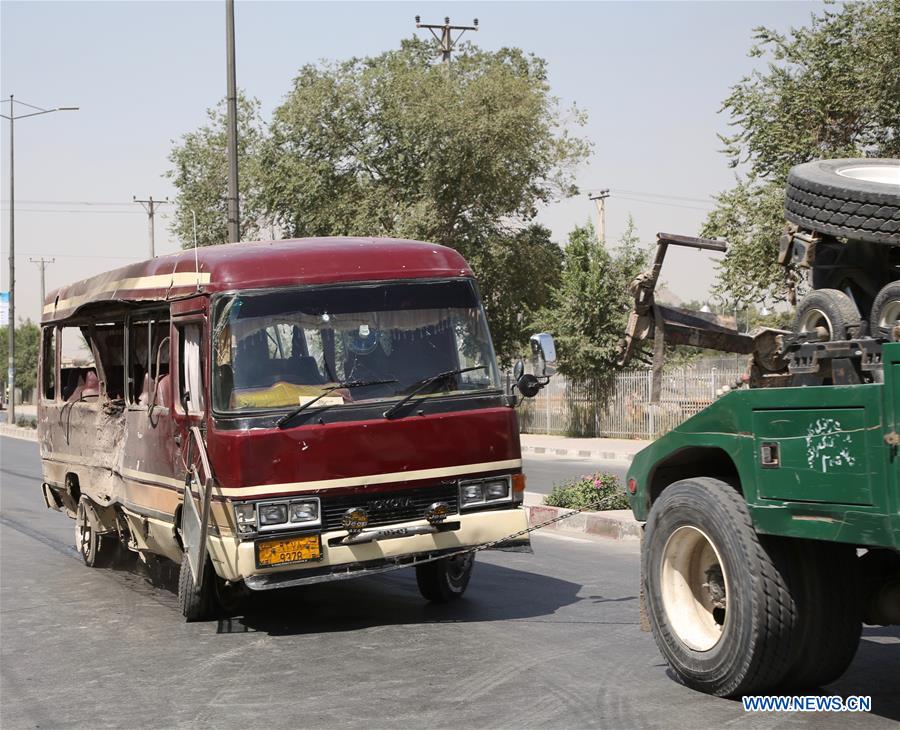 AFGHANISTAN-KABUL-BUS-BLAST