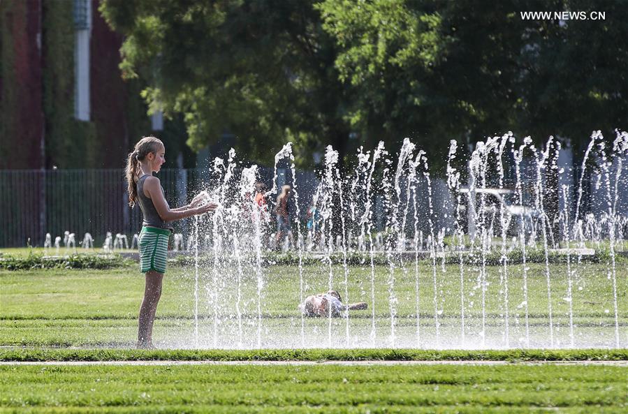 GERMANY-BERLIN-HEATWAVE